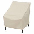 Mr. Bar-B-Q 28 x 33 x 33 in. 600 x 300D PE Elastic Taupe Poly Chair Cover 100822
